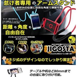【並行輸入品】首掛け式 携帯スタンド 《ブラッ...の詳細画像1
