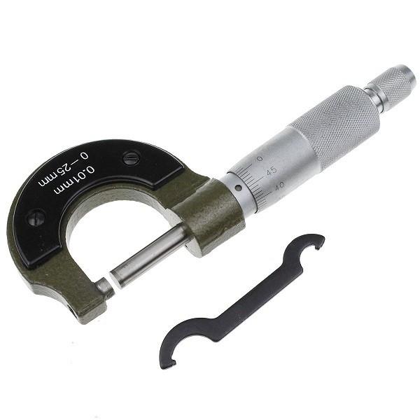 【並行輸入品】プロ仕様◆マイクロメーター◆0〜25mm/単位0.01mm(ゆうパケット、送料別商品)