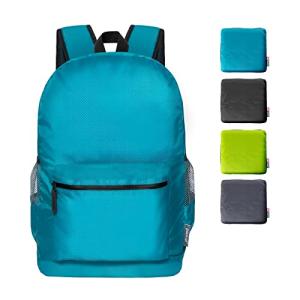 pack all 軽量バックパック 折りたたみ リュック防水 ハイキングデイパック 18L コンパクト アウトドア 旅行 便利グッズ