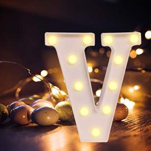 Pesine LEDレターライト LEDアルファベット記号ライト LED ナイトライト DIYレターランプ 雰囲気作り 装飾ライト 誕生日およびクリス