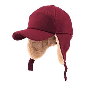 Gisdanchz Outdoor キャップ 釣りキャップ メンズ 帽子 ウール 60代メンズファッション レディース 秋 冬 防寒 キャップ ワーク