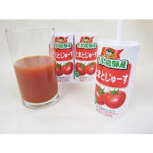 トマトジュース　とまとじゅーす 野菜汁100％　(125ml×18本) ストレートジュース