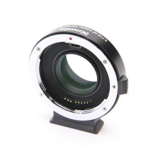 Commlite フォーカルレデューサー マウントアダプター キヤノンEFレンズ/マイクロフォーサーズボディ用