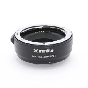 Commlite マウントアダプター キヤノンEFレンズ/フジフイルムXボディ 用 AF対応 電子接点付 CM-EF