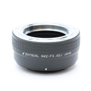 《良品》RAYQUAL マウントアダプター M42レンズ/フジフイルムXボディ用 M42-FX.ADJ アジャスト機能付｜ymapcamera