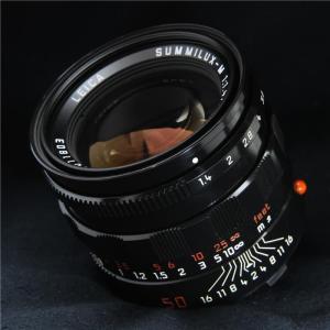 《並品》Leica ズミルックス M50mm F1.4 フード組込