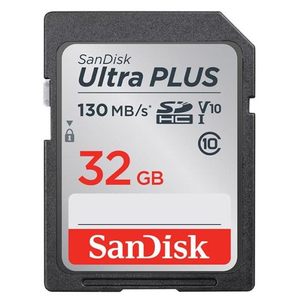 《新品アクセサリー》 SanDisk (サンディスク) UltraPLUS SDHCカード UHS-...