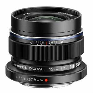 《新品》 OLYMPUS（オリンパス） M.ZUIKO DIGITAL ED 12mm F2.0 ブラック(マイクロフォーサーズ)〔レンズフード別売〕