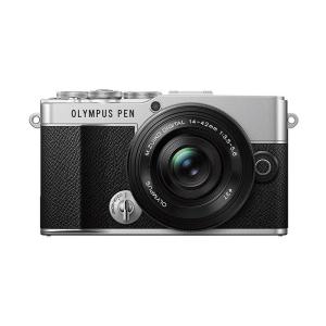 《新品》OLYMPUS (オリンパス) PEN E-P7 14-42mm EZレンズキット シルバー...