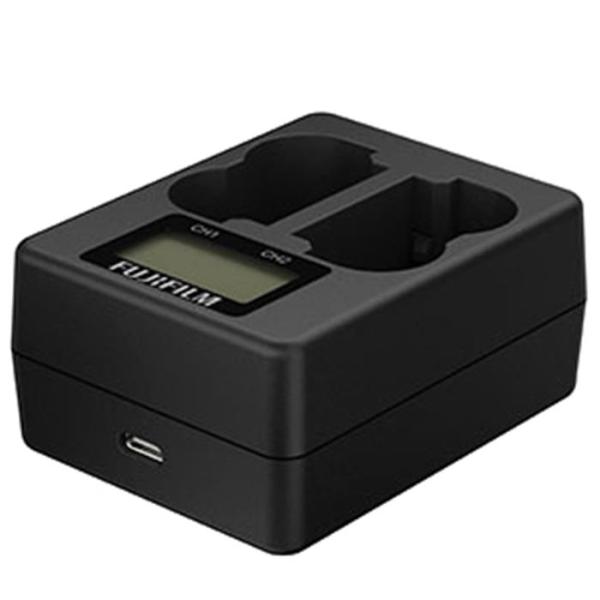 《新品アクセサリー》 FUJIFILM (フジフイルム) デュアルバッテリーチャージャー BC-W2...