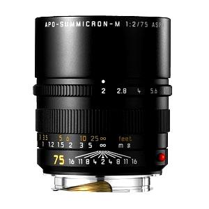 《新品》 Leica（ライカ） アポズミクロン M 75mmF2 ASPH.(6bit) ブラック〔...