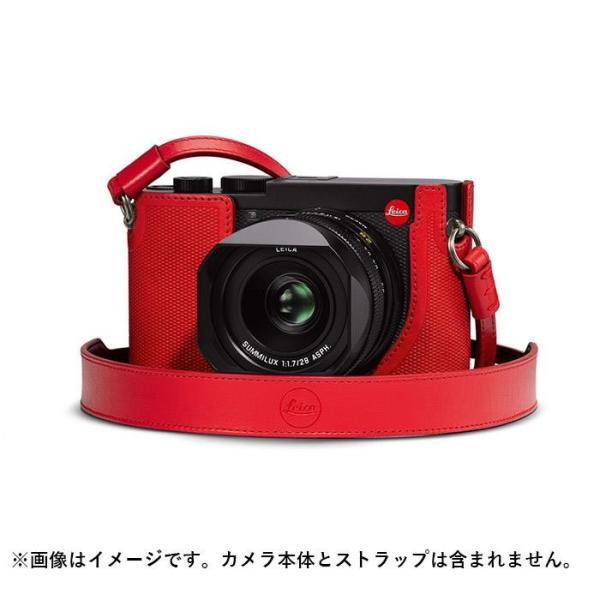 《新品アクセサリー》Leica (ライカ)  Q2用 レザープロテクター レッド  [ カメラケース...