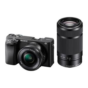 《新品》 SONY (ソニー) α6400 ダブルズームレンズキット ILCE-6400Y B ブラック｜ymapcamera