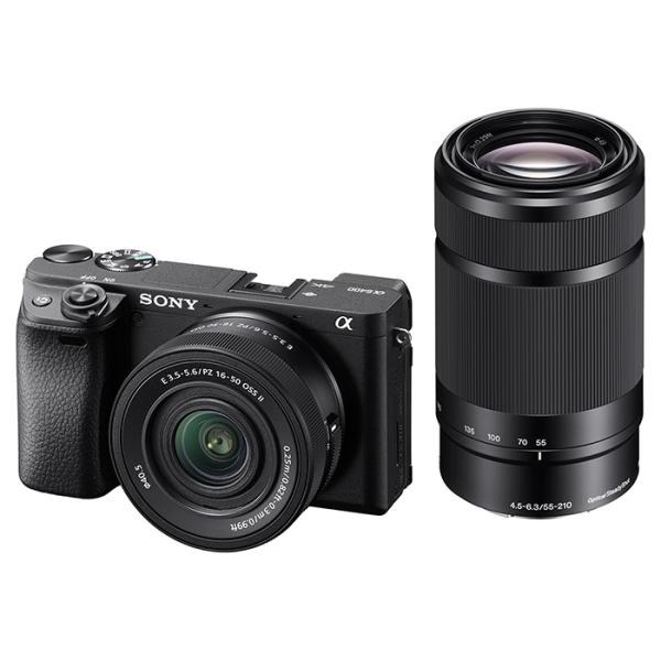 《新品》SONY (ソニー) α6400 ダブルズームレンズキット ILCE-6400X ブラック