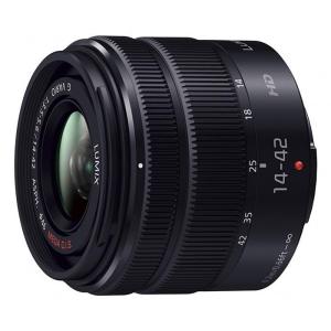 《新品》 Panasonic (パナソニック) LUMIX G VARIO 14-42mm F3.5-5.6II ASPH. MEGA O.I.S. ブラック【在庫限り（生産完了品）】