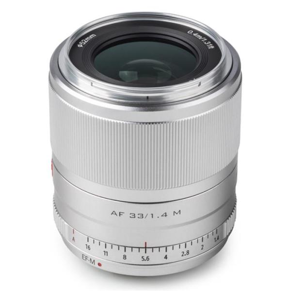 《新品》 VILTROX (ビルトロックス) AF 33mm F1.4 (EOS M用) シルバー ...