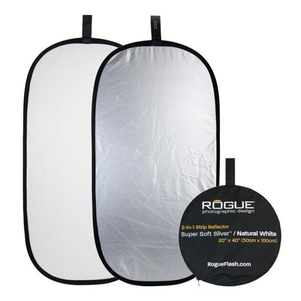 《新品アクセサリー》 ROGUE (ローグ) 2in1 50×100cm シルバー/ホワイト 折りた...