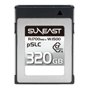 《新品アクセサリー》 SUNEAST (サンイースト) pSLC CFexpressカード Type B 320GB SE-CFXB320S1700｜ymapcamera