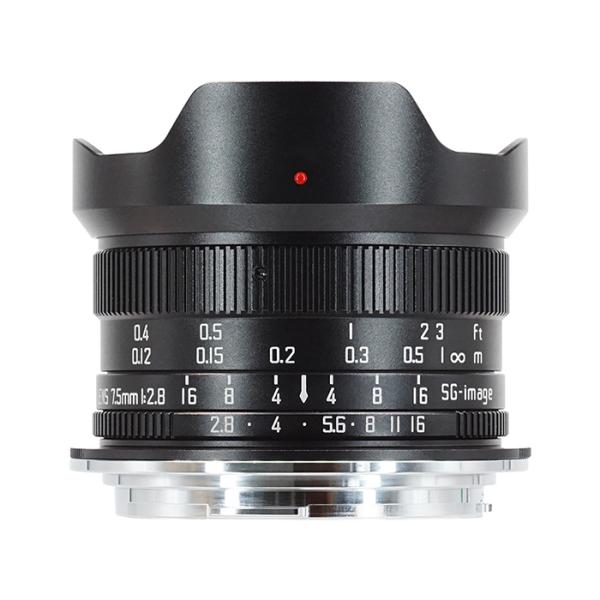 《新品》 SG-image (エスジーイメージ) 7.5mm F2.8（キヤノンRF/APS-C用）
