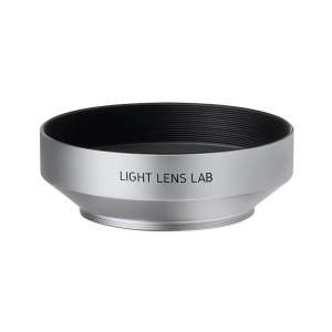 《新品アクセサリー》 Light lens lab （ライトレンズラボ）レンズフード C42-LS.39F L-S39 黒刻印 シルバー｜ymapcamera