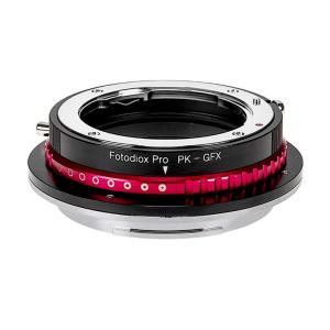 《新品アクセサリー》Fotodiox (フォトディオックス) マウントアダプター ペンタックスK (DA)レンズ/フジフイルムGFXボディ用 絞りリング付き PKa-GFX