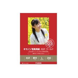 《新品アクセサリー》 Canon（キヤノン） キヤノン写真用紙・光沢ゴールドＬ判200枚(GL-10...