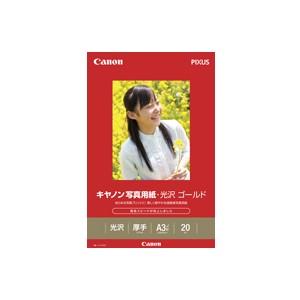 《新品アクセサリー》 Canon 写真用紙・光沢 ゴールド A3ノビ 20枚　(GL-101A3N2...