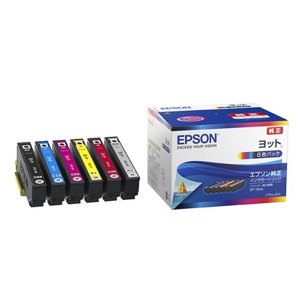 《新品アクセサリー》 EPSON(エプソン) インクカートリッジ (ヨット) 6色パック YTH-6...