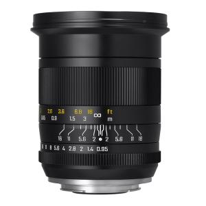 《新品》 中一光学 20mm F0.95 ASPH. (ソニーE/APS-C用) ブラック<br>【メーカー2年保証商品】｜ymapcamera