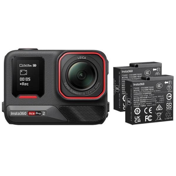 《新品》Insta360 (インスタサンロクマル) Ace Pro 2 デュアルバッテリーバンドル ...