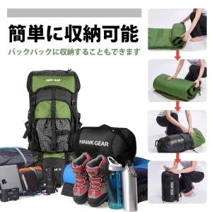 寝袋 冬用 シュラフ 毛布 ダウン マミー型 ...の詳細画像5