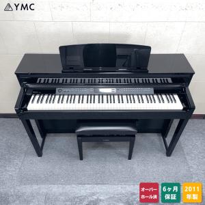 ヤマハ 中古 電子ピアノ クラビノーバ CLP-480PE 2011年 黒鏡面艶出し【037】