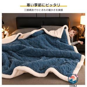 毛布 二枚合わせ 掛け毛布 ブランケット キン...の詳細画像3