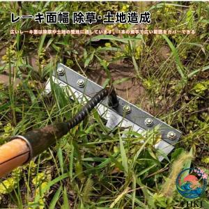 マンガン鋼厚手着脱式鍬釘熊手 雑草除去ツール ...の詳細画像2
