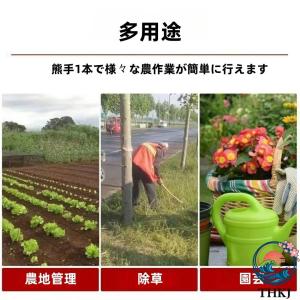マンガン鋼厚手着脱式鍬釘熊手 雑草除去ツール ...の詳細画像3