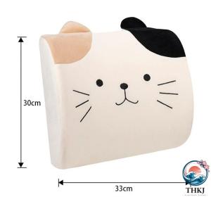腰まくら 腰枕 いす腰当て かわいい 猫柄 犬...の詳細画像2