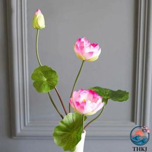 造花 蓮 ロータス 上品 本物そっくり インテ...の詳細画像1