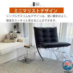 ステンレス メタル サイドテーブル スツール ...の詳細画像5