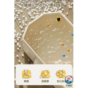 ベビーバス 折りたたみ 空気入れ不要 ベビープ...の詳細画像5