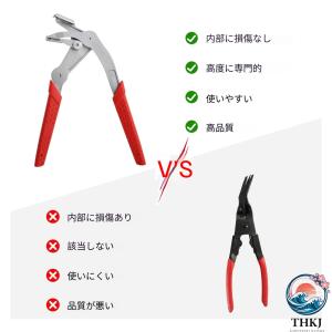 車用クリッププライヤー クリップリムーバー 力...の詳細画像3