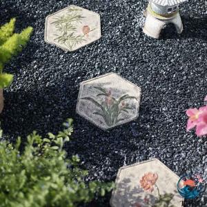 舗石 飛び石 敷石 平板 踏み石 花模様 置く...の詳細画像3