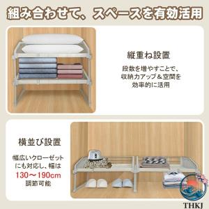 押入れ棚 クローゼット用収納ケース 通気設計 ...の詳細画像3