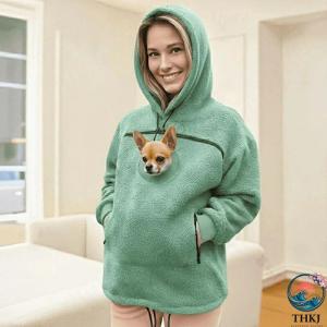 パーカー 猫抱っこ用服 レディース 猫 犬 小...の詳細画像2