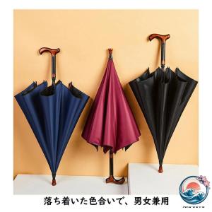 ステッキ傘 杖傘 長傘 日傘 完全遮光 晴雨兼...の詳細画像1