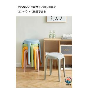 スタッキングチェア スタッキングスツール 2 ...の詳細画像5