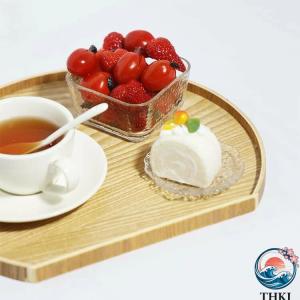 半月盆 お盆 トレー 木製 和 和食器 和風 ...の詳細画像2