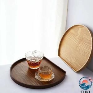 半月盆 お盆 トレー 木製 和 和食器 和風 ...の詳細画像4
