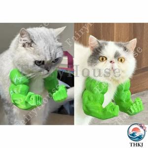 ハロウィン コスプレ 猫 面白い 猫の筋肉の腕...の詳細画像1