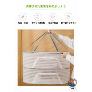 防風 昆虫を防ぐ 水切り 梅干し 干し網 吊り...の詳細画像1