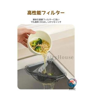 マグネット固定式 三角コーナー 水切りラック ...の詳細画像4